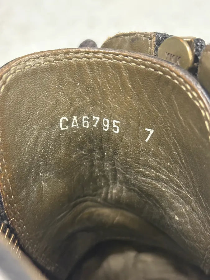 2000s Dolce & Gabbana Zip Black Leather Boots IKytAKa 8