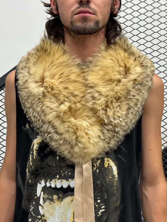 2000s Dolce & Gabbana Beige Fur Scarf  BDnHCWU 0