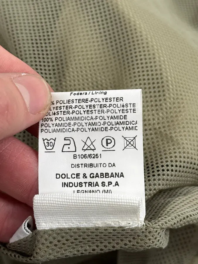 2000s Dolce & Gabbana Buttoned Multi-Pocket Beige Jacket dsxdjIX 15
