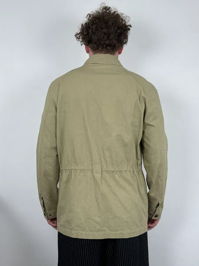 2000s Dolce & Gabbana Buttoned Multi-Pocket Beige Jacket dsxdjIX 2