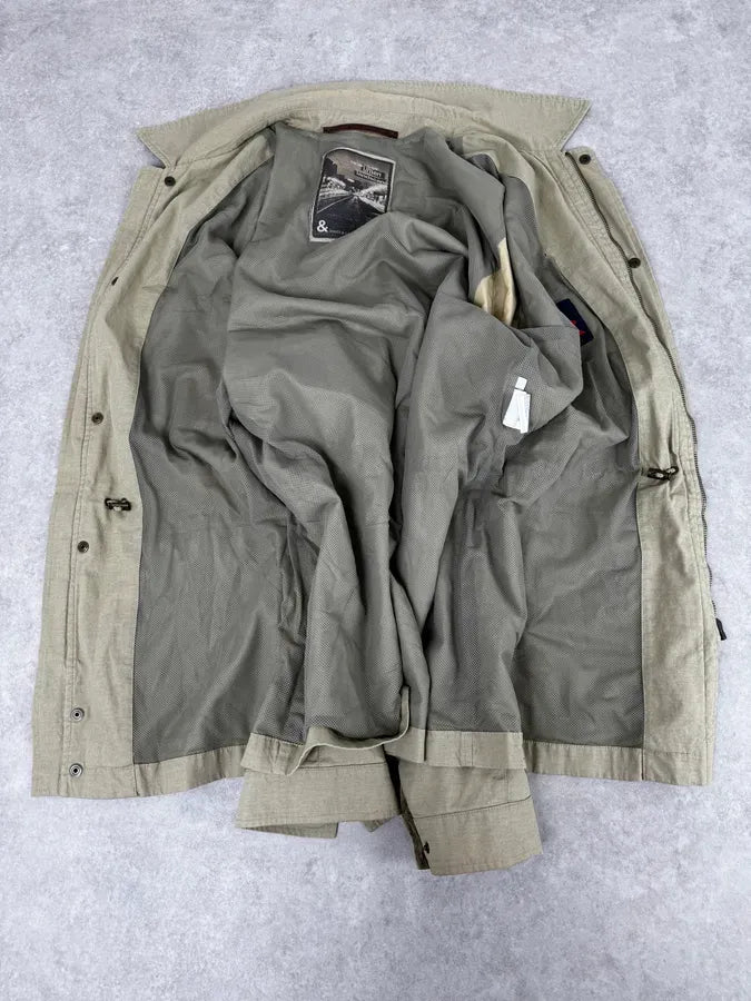 2000s Dolce & Gabbana Buttoned Multi-Pocket Beige Jacket dsxdjIX 6