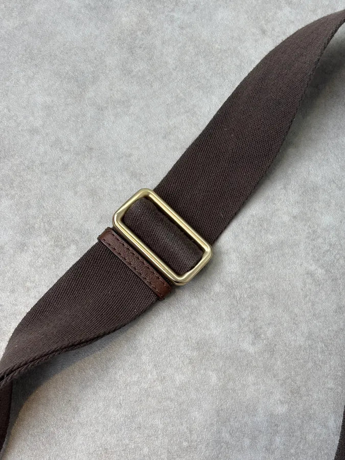 2000s Dolce Gabbana Canvas Leather Studded Shoulder bag  YAFcdVJ 11