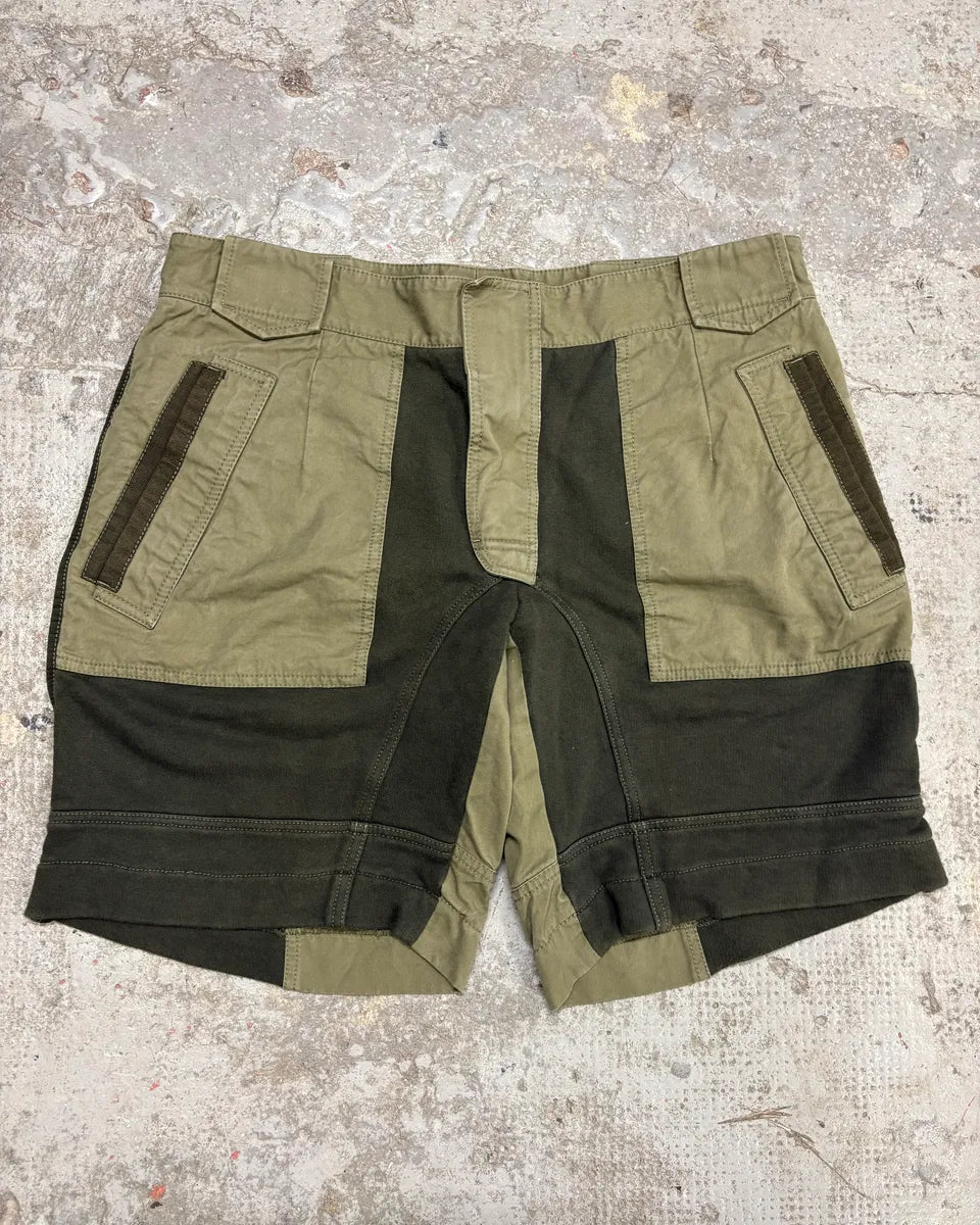 2000s Dolce Gabbana Green Hybrid Shorts  (M) LngYiss 0