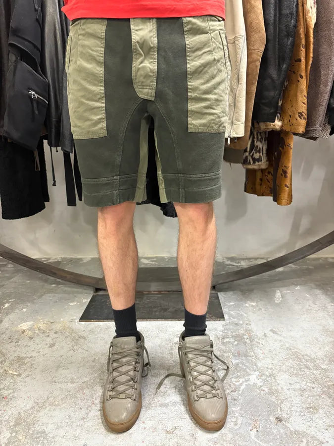2000s Dolce Gabbana Green Hybrid Shorts  (M) LngYiss 1