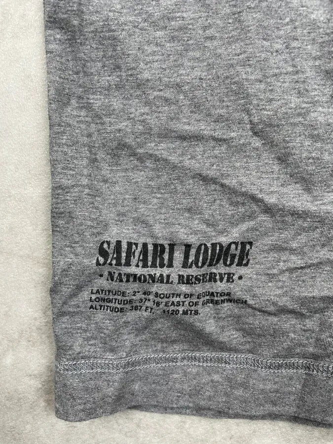 2000s Dolce & Gabbana Grey Lion Kenia Pleasure T-Shirt vtOSGPd 8