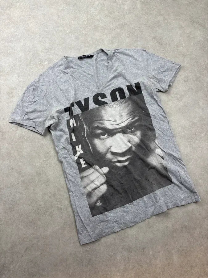 2000s Dolce & Gabbana Grey Tyson V-Neck T-Shirt nszmWPc 3