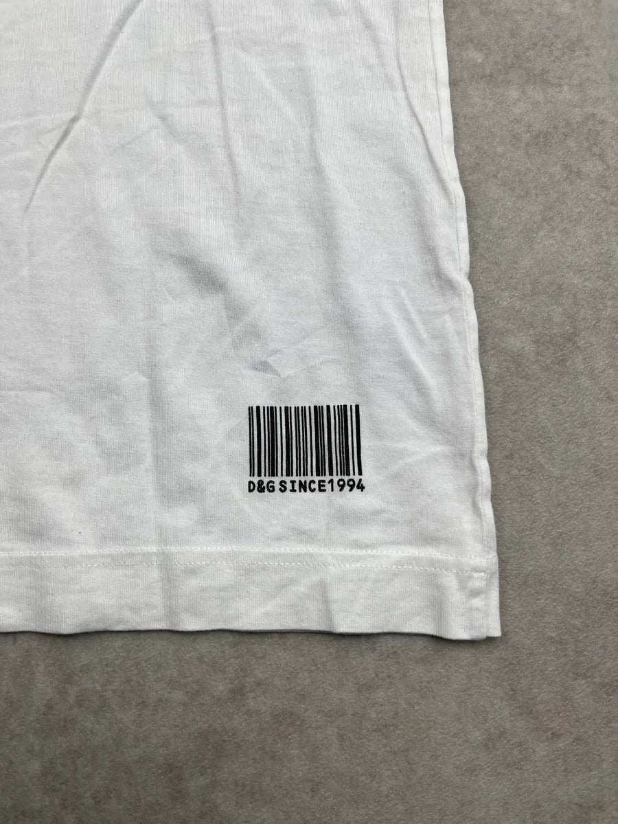 2000s Dolce & Gabbana Navy "Good" Graphic T-Shirt uRxqyPD 8
