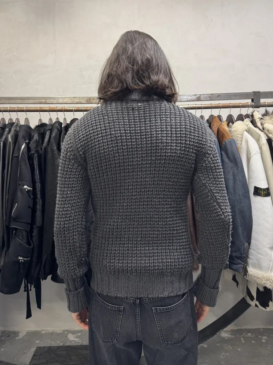 2000s Dolce & Gabbana Quilted Wool Buttoned Sweater CtYydSy 1
