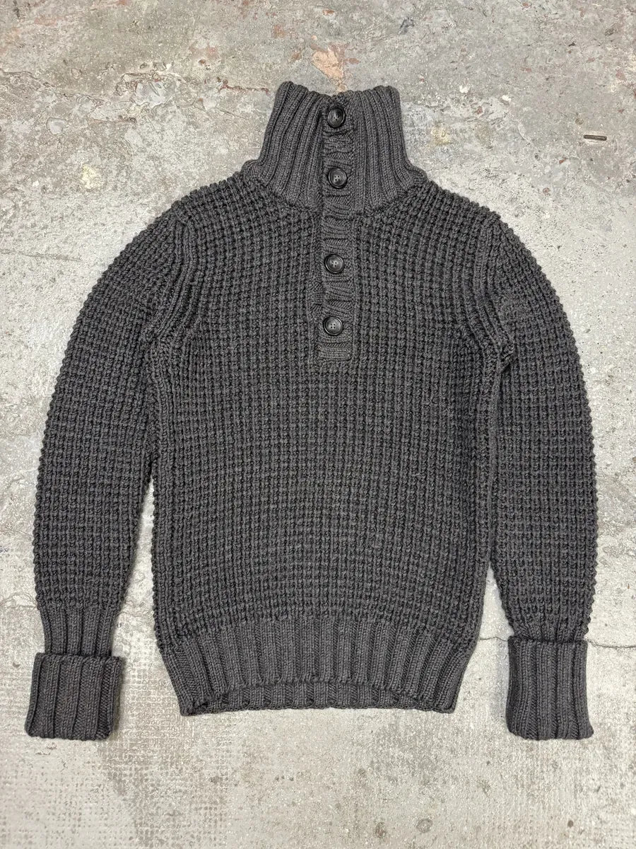 2000s Dolce & Gabbana Quilted Wool Buttoned Sweater CtYydSy 2