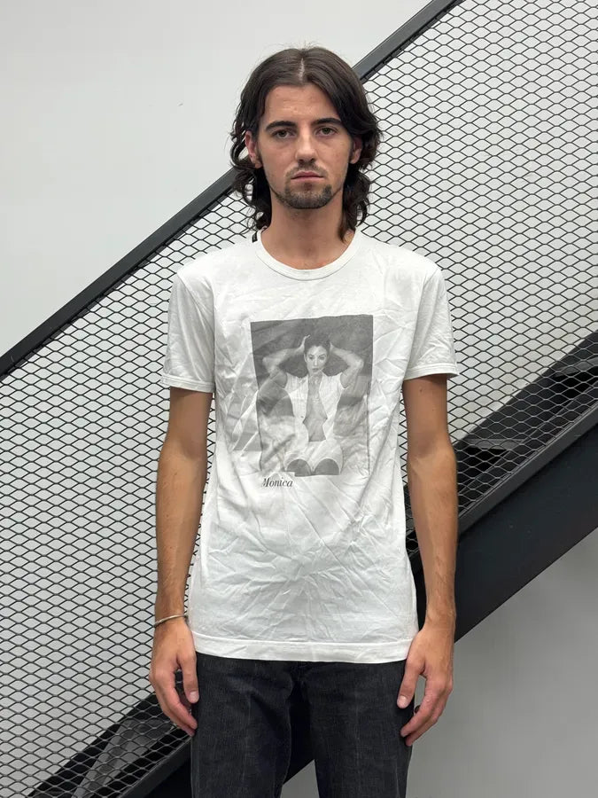 2000s Dolce & Gabbana White Monica Bellucci T-Shirt tJVTvCi 3
