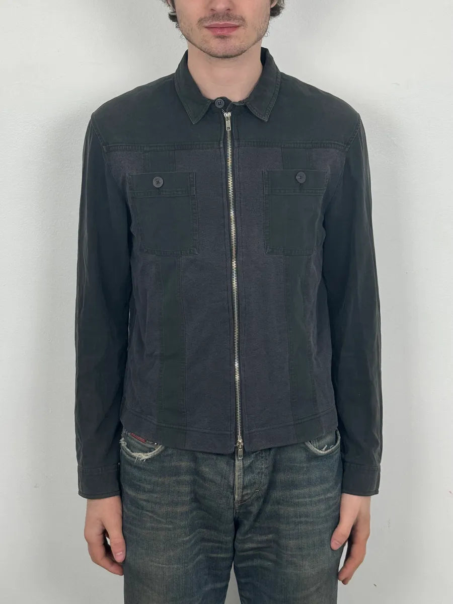 2000s Dries Van Noten Black Classy Zip-up Jacket GYcrNda 1