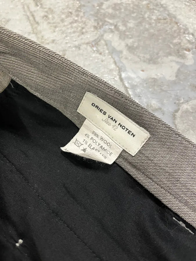 2000s Dries Van Noten Grey Classy Pants OVNsYhz 10