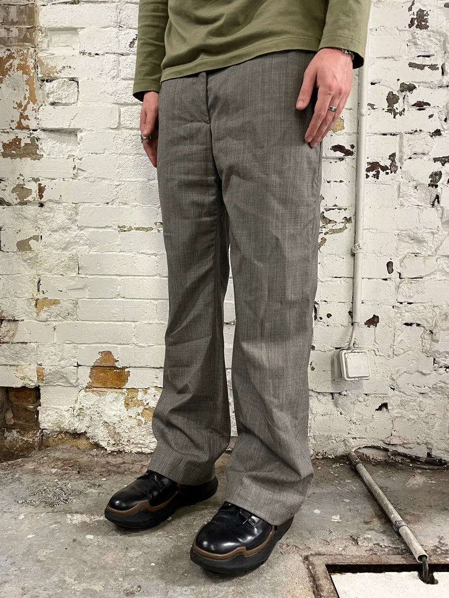 2000s Dries Van Noten Grey Classy Pants OVNsYhz 2