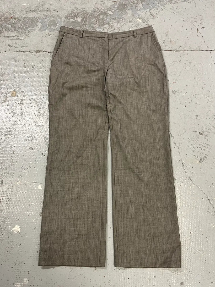 2000s Dries Van Noten Grey Classy Pants OVNsYhz 4