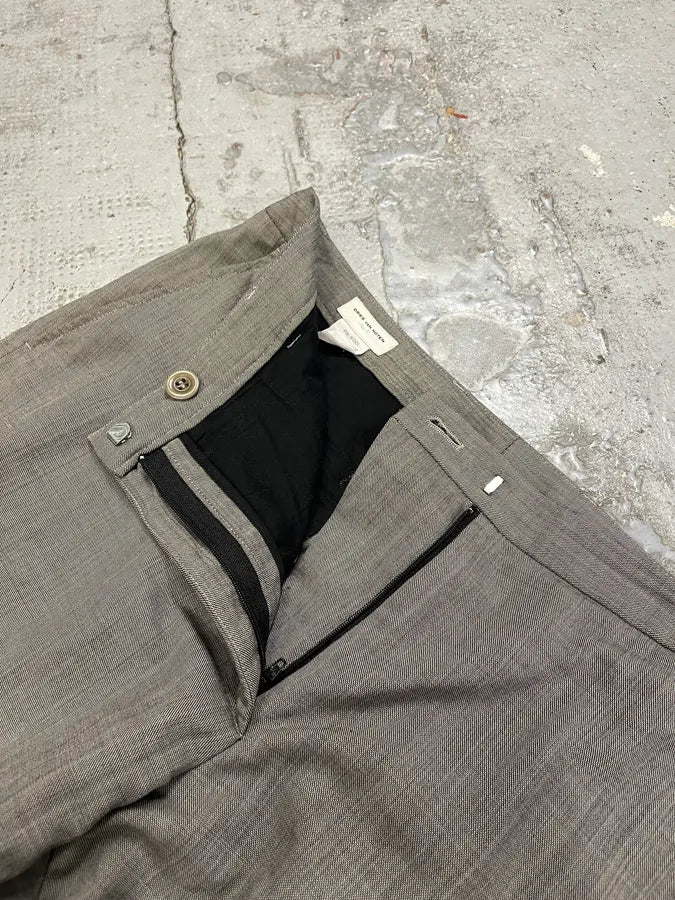 2000s Dries Van Noten Grey Classy Pants OVNsYhz 9