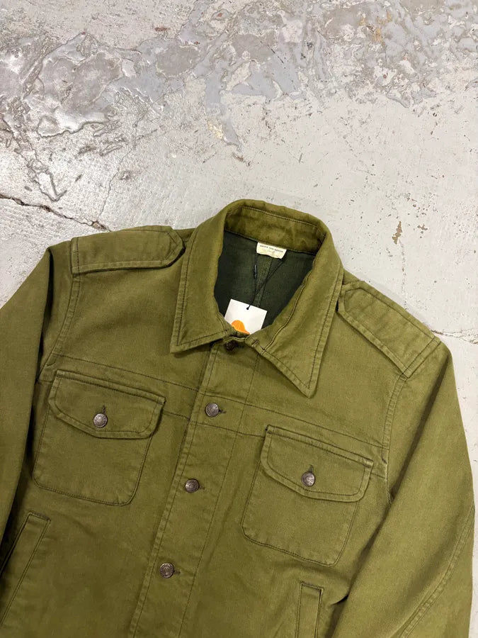 2000s Dries Van Noten Military Green Buttoned Jacket ZpMUxTT 3