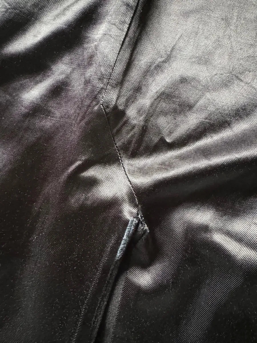 2000s Dries Van Noten Minimalist Navy Wool Long Jacket bWEOdLS 6