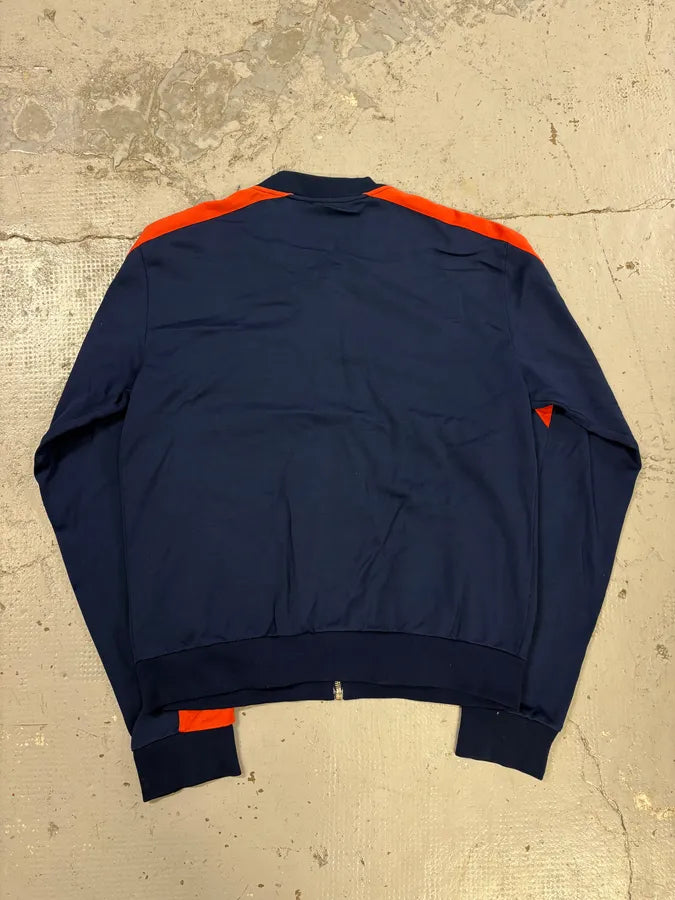 2000s Dries van Noten Navy & Orange Striped Track Jacket VBzAdqg 5