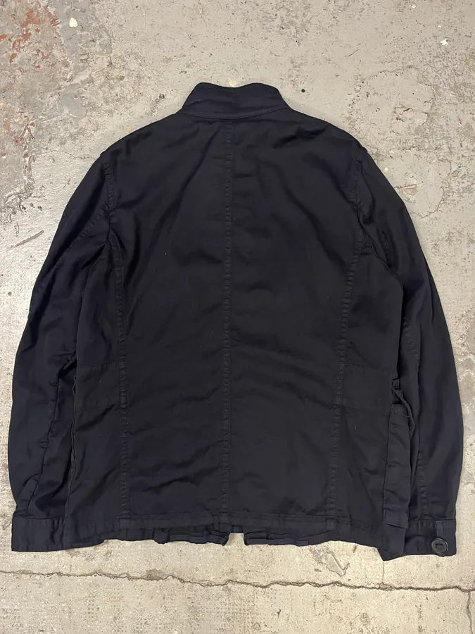 2000s Dries Van Noten Navy Cargo Multi Pockets Jacket XunbtMV 6