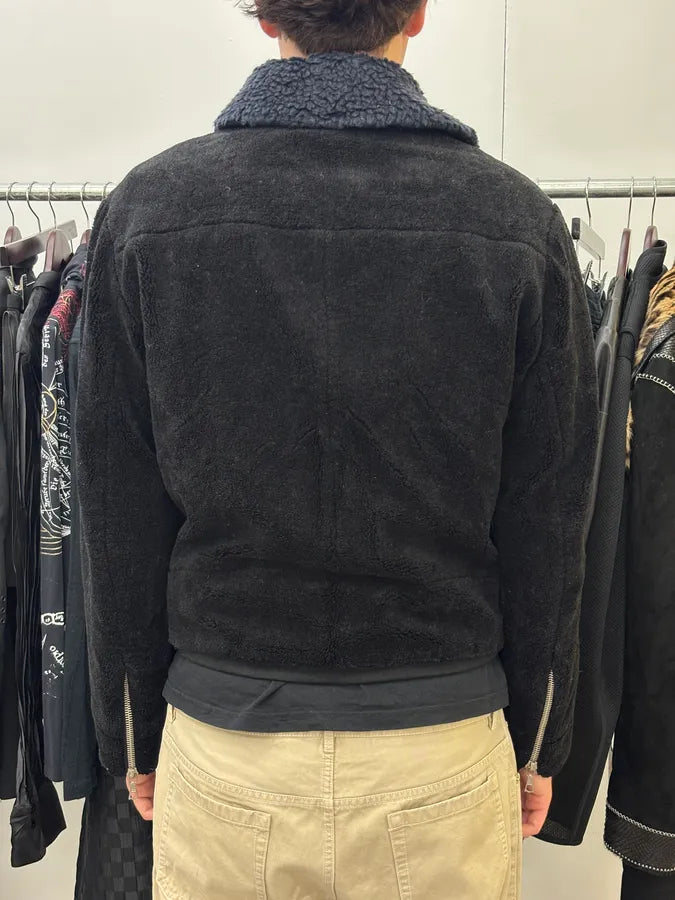 2010s Dries Van Noten Navy Cozy Asymmetrical Jacket bzMByNP 2