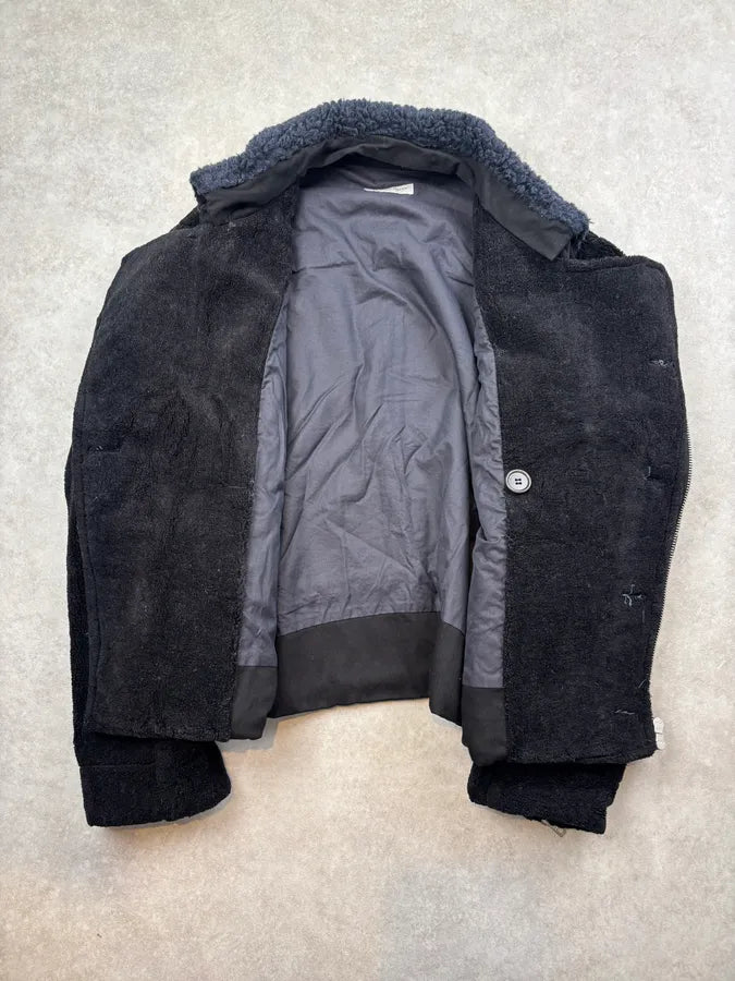2010s Dries Van Noten Navy Cozy Asymmetrical Jacket bzMByNP 6