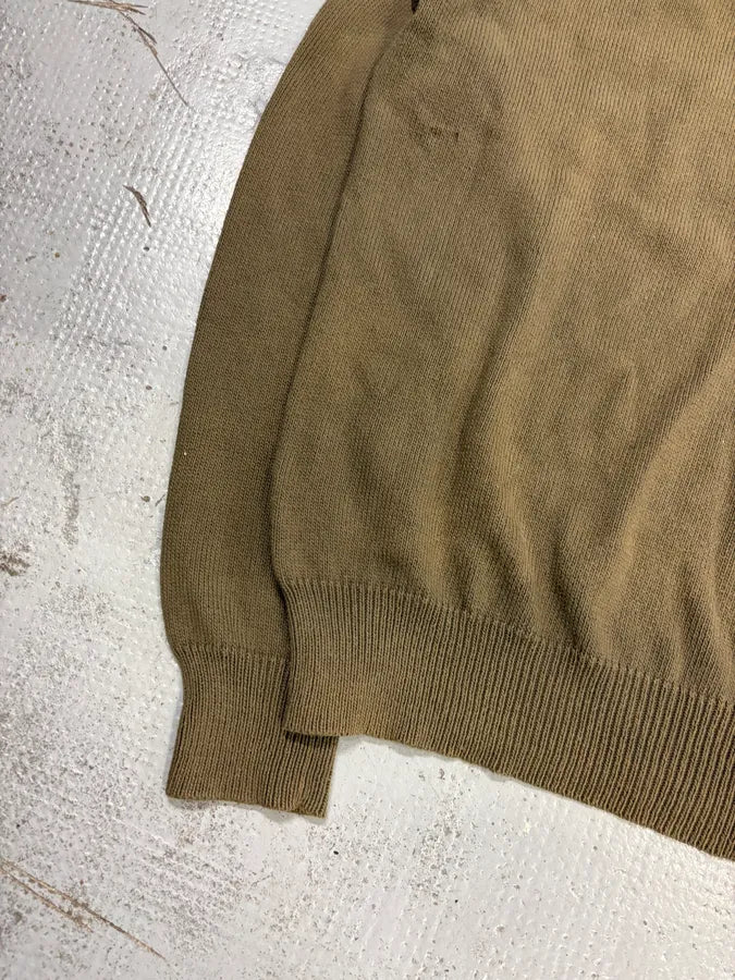 2000s Dries Van Noten Olive Green Sweater lInCpWS 6