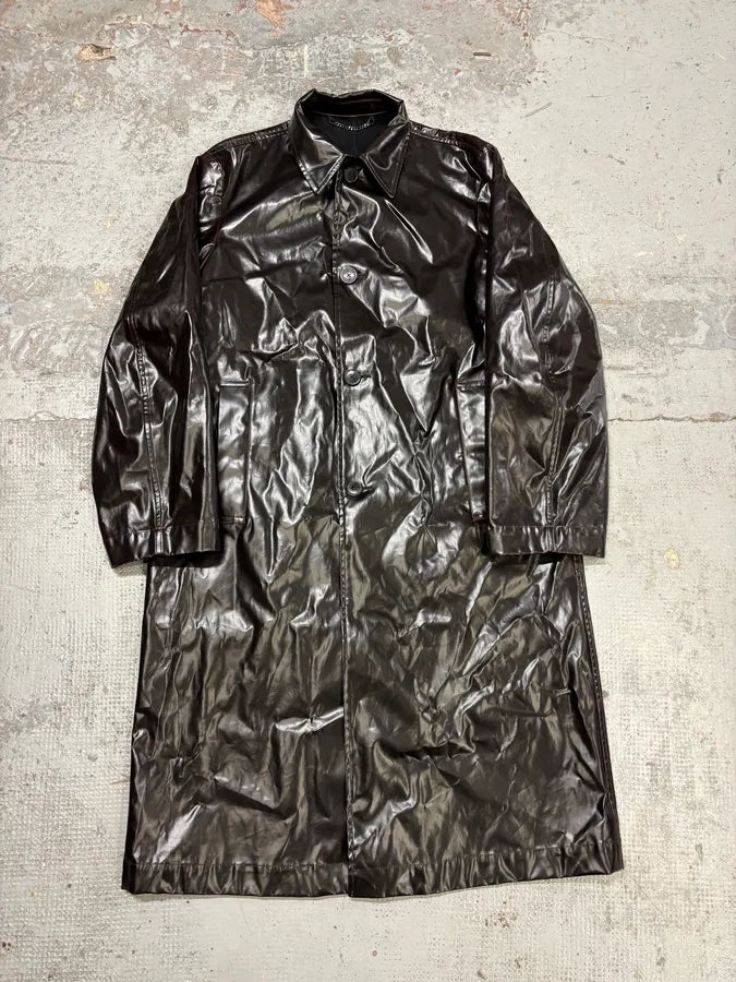 2000s Dries van Noten Oversized Dark Brown Trenchcoat  vuQsXuV 0