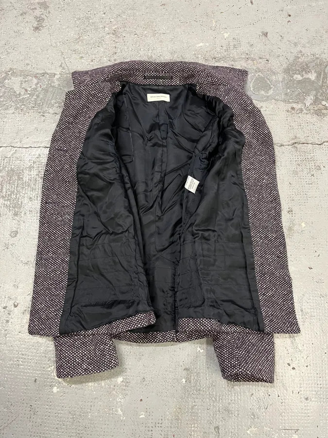 2000s Dries Van Noten Purple Wool Blazer Jacket pOpaLLu 7