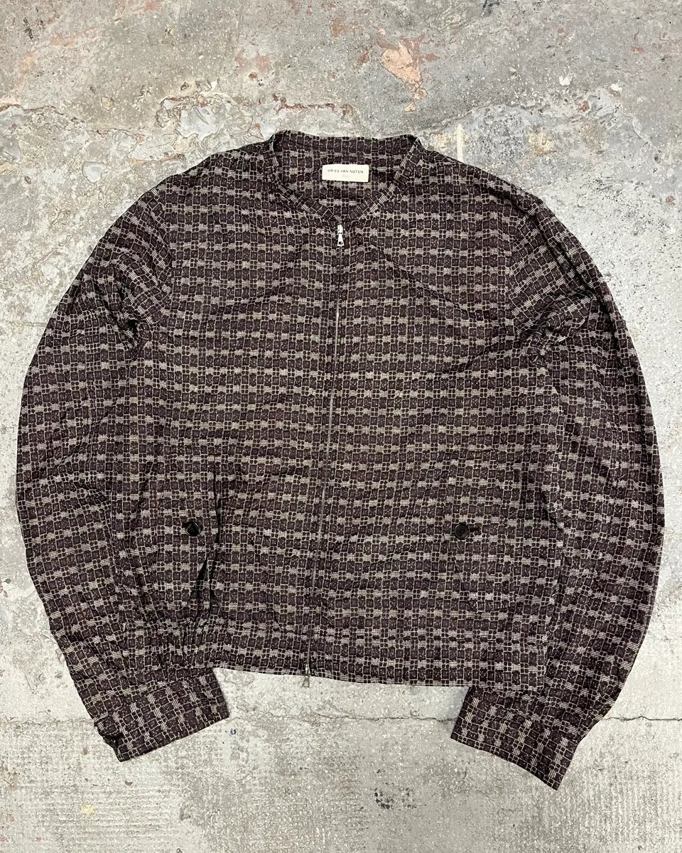 2000s Dries Van Noten Purple Zip-up Cozy Jacket aQdCshW 0