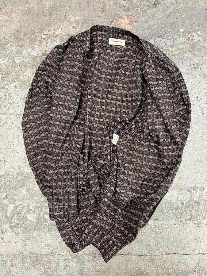 2000s Dries Van Noten Purple Zip-up Cozy Jacket aQdCshW 6