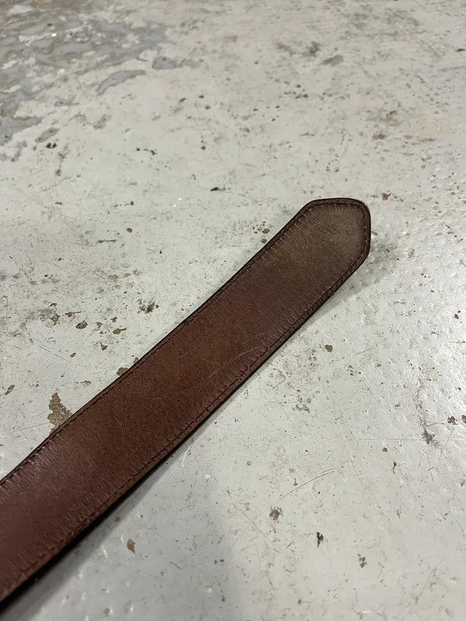 2000s Dries Van Noten Python Effect Leather Belt EGqZxyA 9