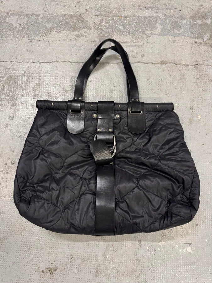 2000s Dries Van Noten Quilted Balck Handle Bag qTqKoKB 4