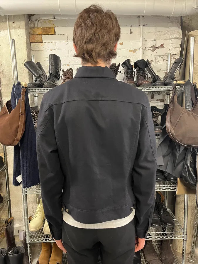 2000s Dries Van Noten Wool Navy Simple Jacket (S/M) kWwyyGS 2