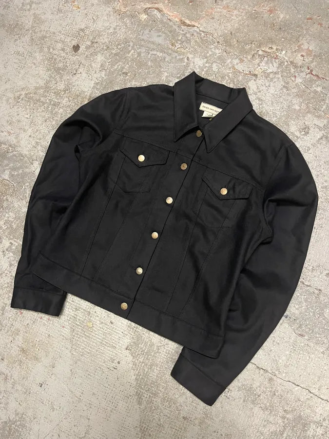 2000s Dries Van Noten Wool Navy Simple Jacket (S/M) kWwyyGS 3