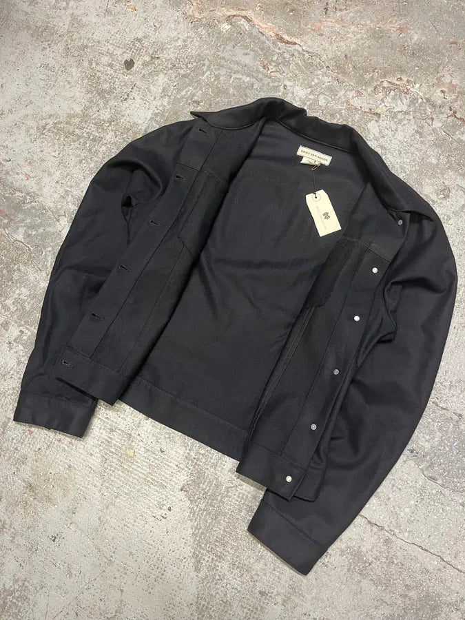 2000s Dries Van Noten Wool Navy Simple Jacket (S/M) kWwyyGS 4