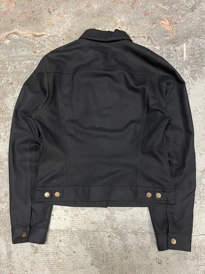 2000s Dries Van Noten Wool Navy Simple Jacket (S/M) kWwyyGS 6