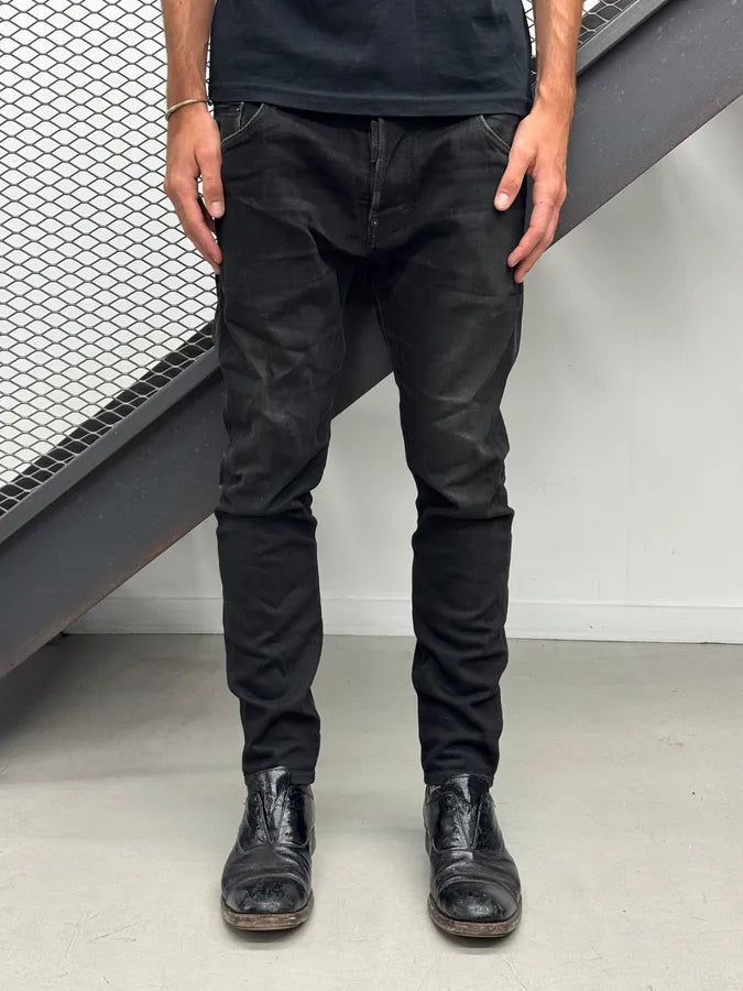 AW2017 Dsquared Black Slim Denim Jeans dmgWtPS 0