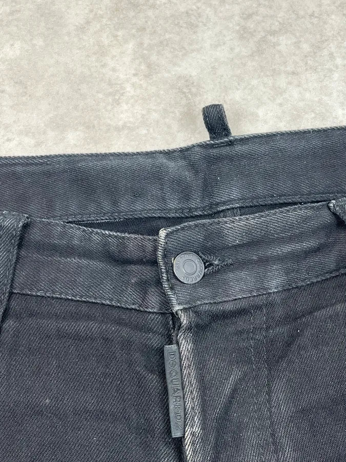 AW2017 Dsquared Black Slim Denim Jeans dmgWtPS 9