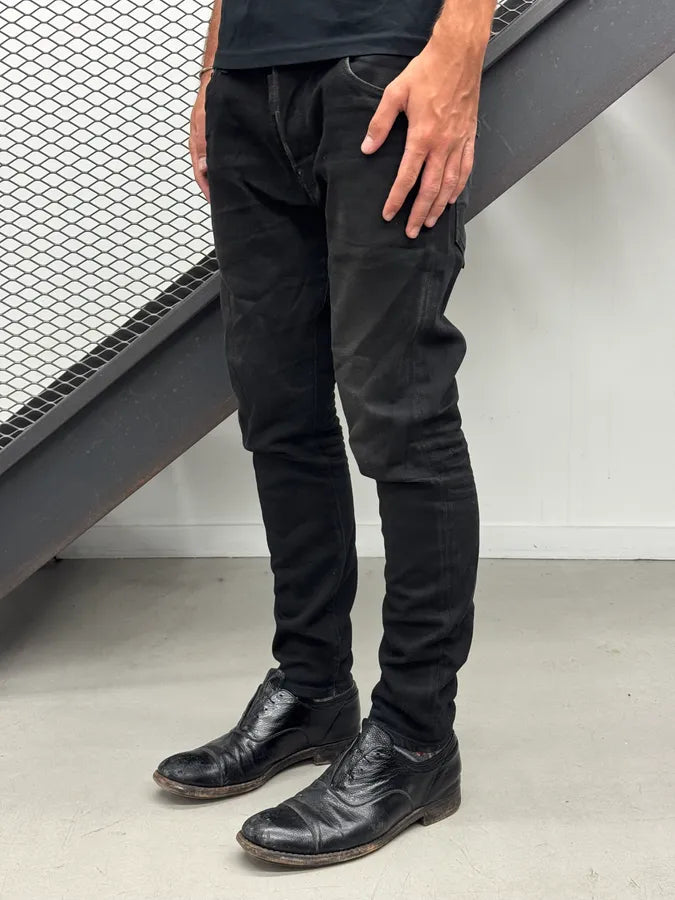AW2017 Dsquared Black Slim Denim Jeans dmgWtPS 1
