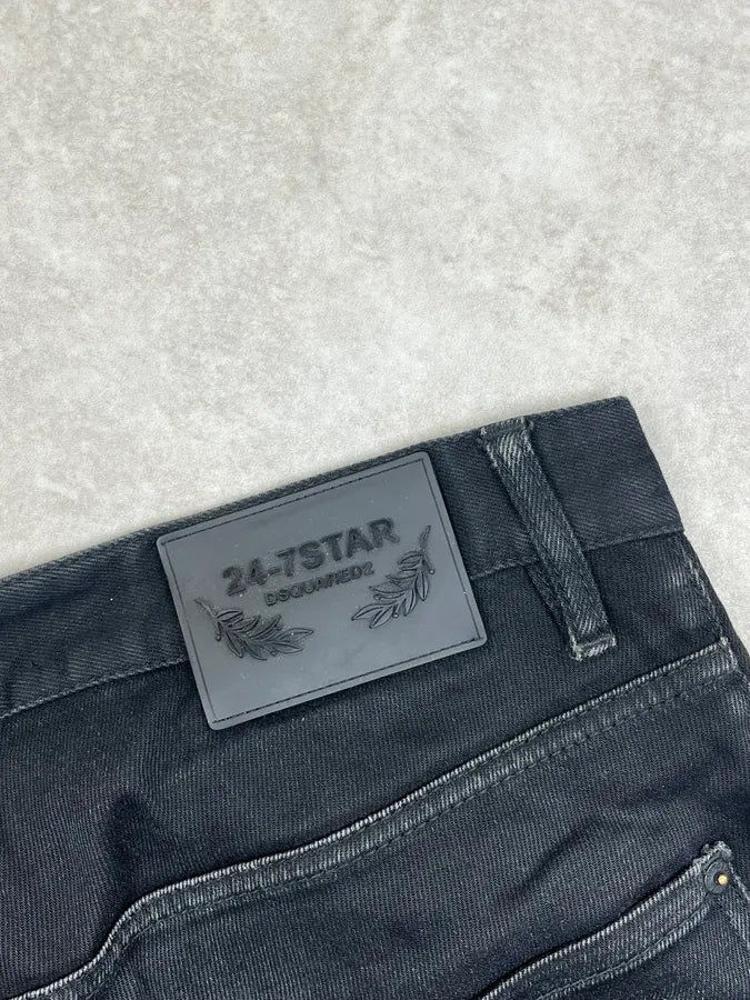 AW2017 Dsquared Black Slim Denim Jeans dmgWtPS 10