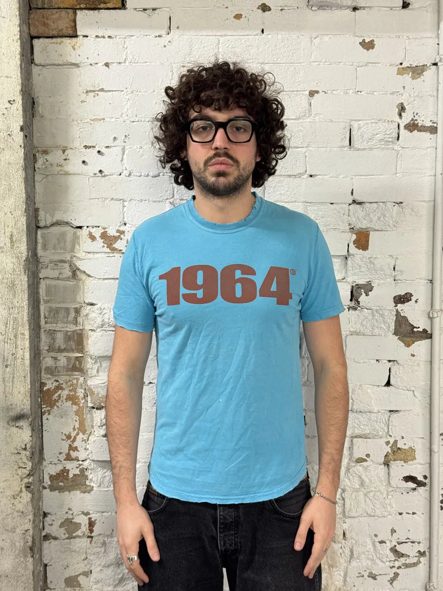 2000s Dsquared2 1964 Baby Blue T-Shirt wSfMjFm 2