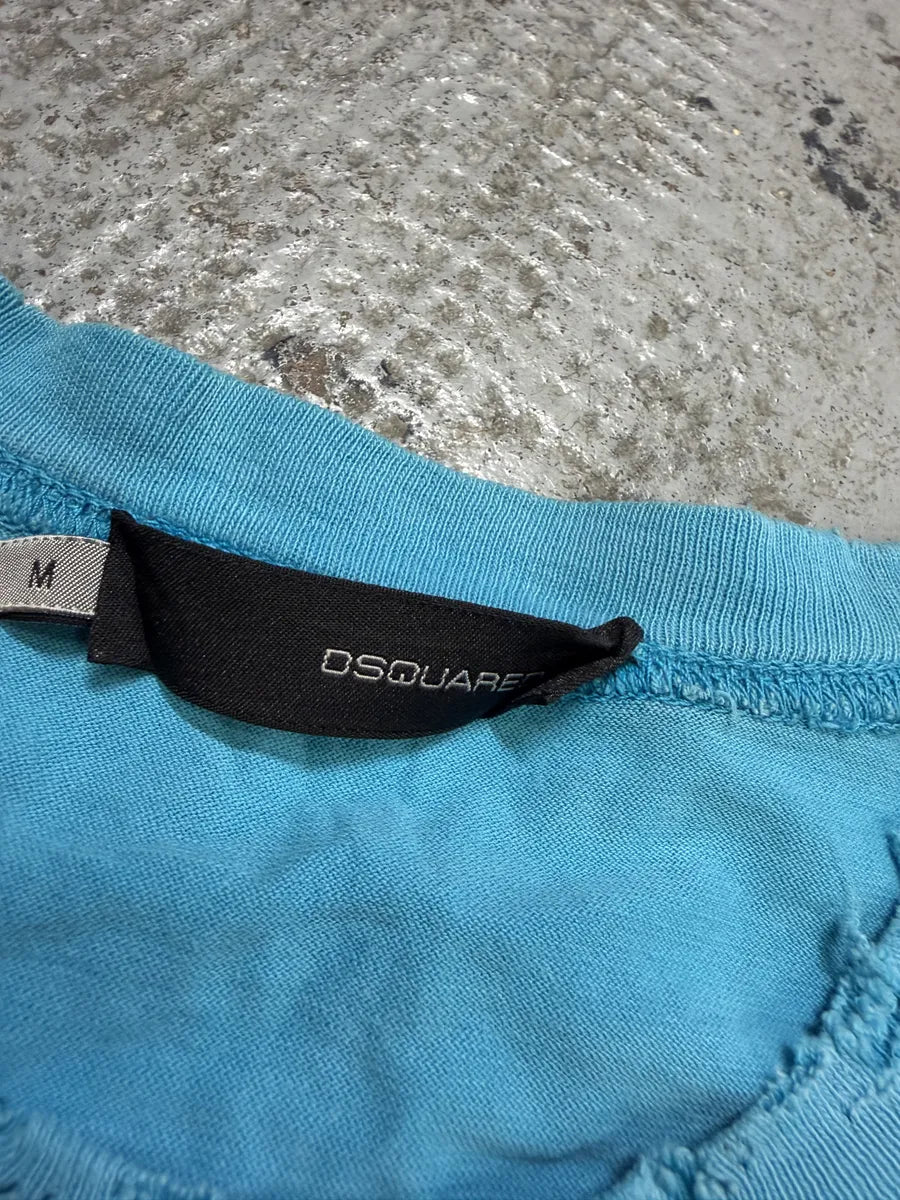 2000s Dsquared2 1964 Baby Blue T-Shirt wSfMjFm 5