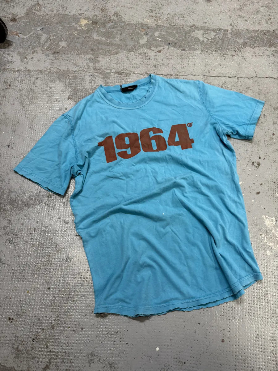 2000s Dsquared2 1964 Baby Blue T-Shirt wSfMjFm 6