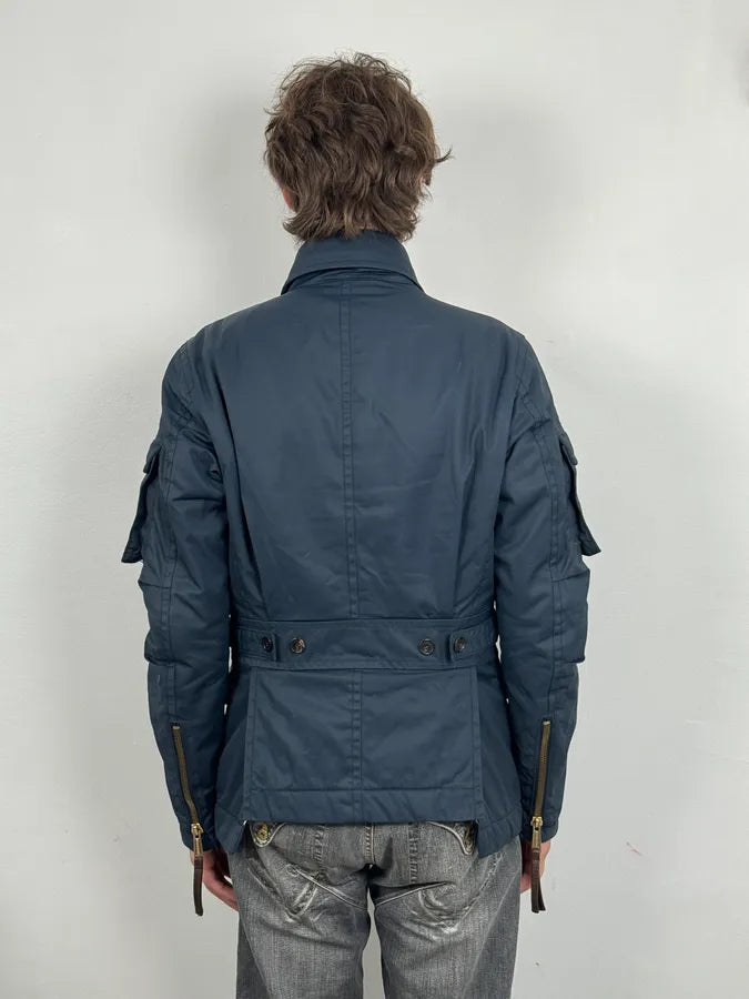 AW2007 Dsquared2 Asymmetrical Navy Cargo Jacket PewcBAx 3