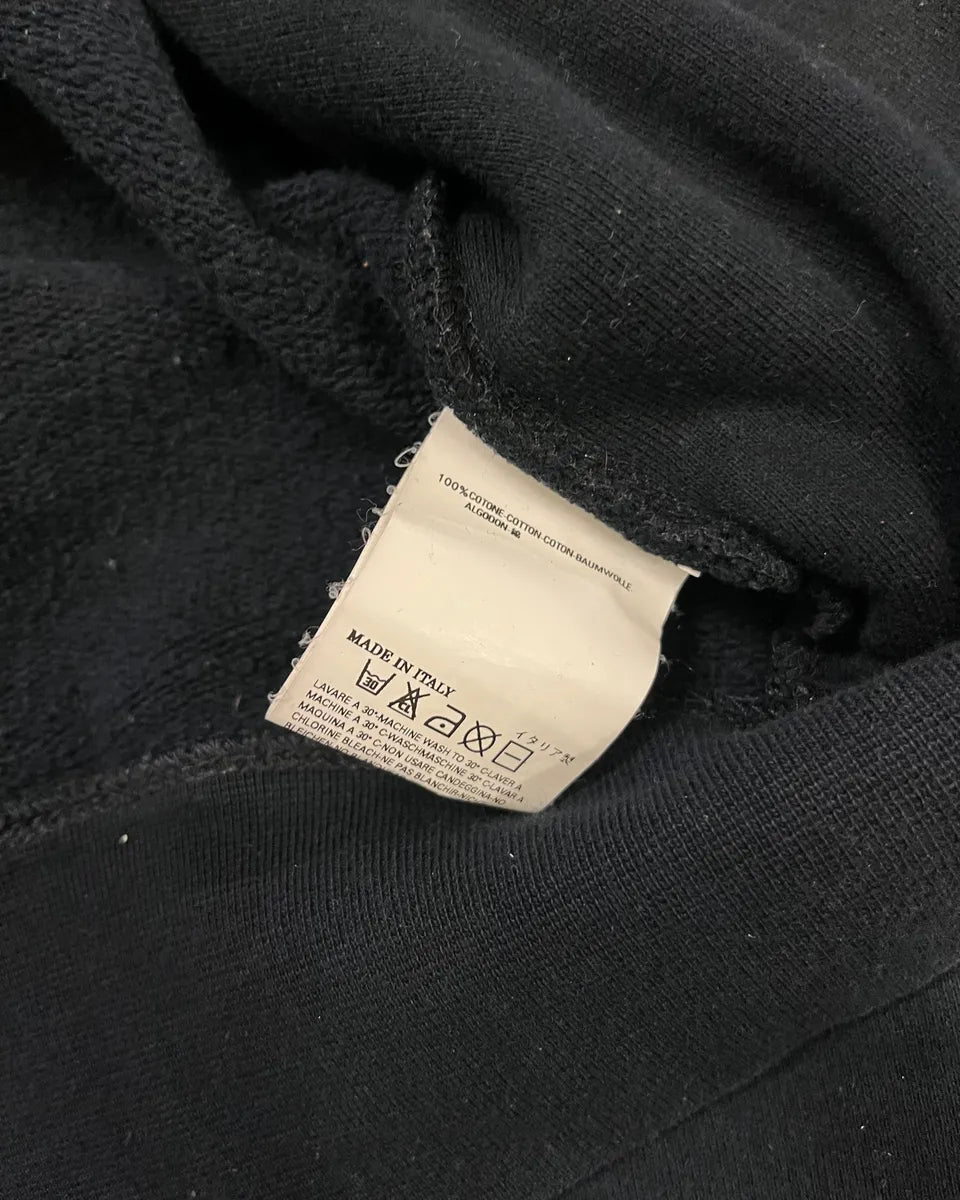 2000s Dsquared2 Black Flakes Patches Zip-up Sweater iffyWkm 9