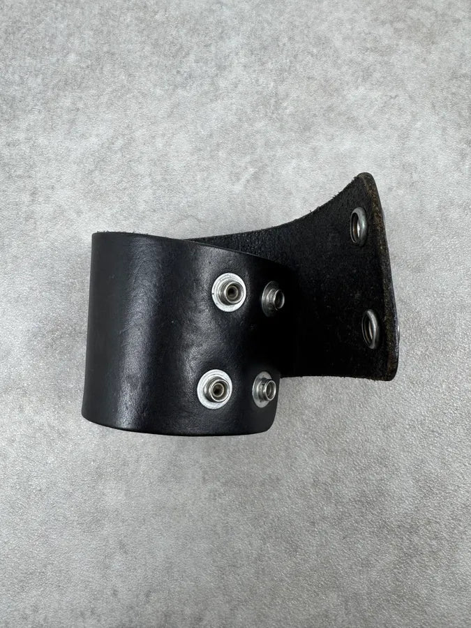 2000s Dsquared2 Black Leather Armband Bracelet wMzqdNL 2