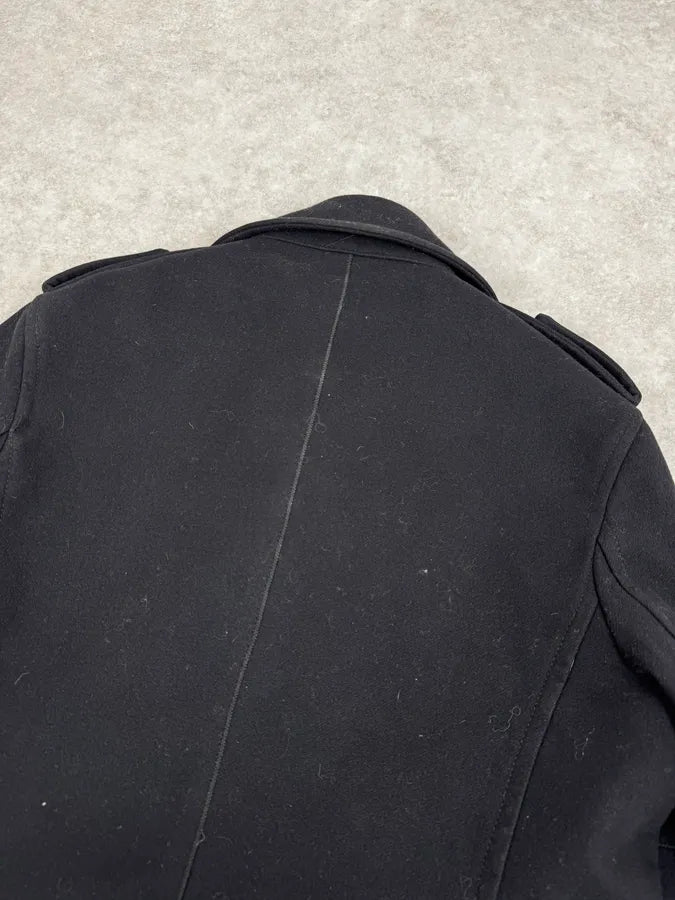 AW2007 Dsquared2 Black Wool Buttoned Caban Jacket UlCXXNu 6