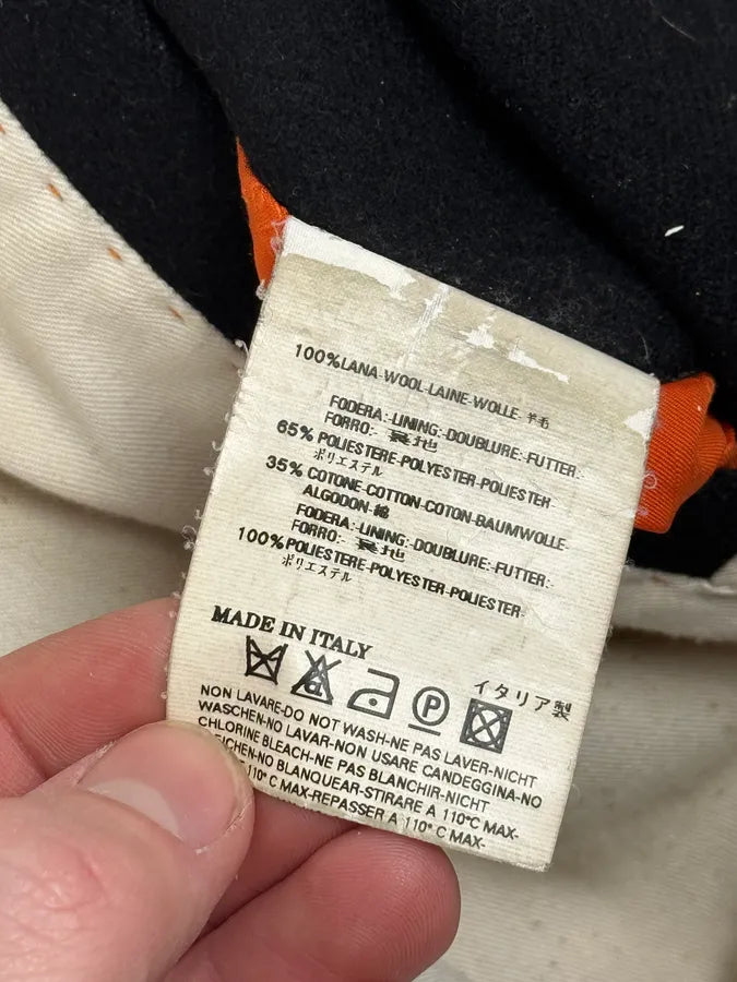 AW2007 Dsquared2 Black Wool Buttoned Caban Jacket UlCXXNu 12