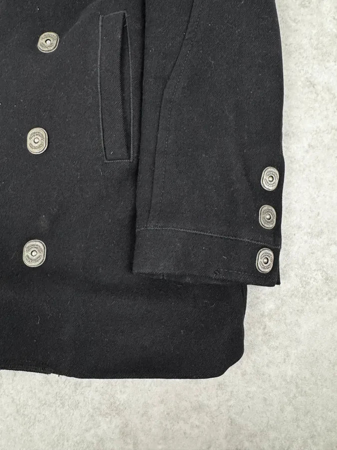 AW2007 Dsquared2 Black Wool Buttoned Caban Jacket UlCXXNu 9