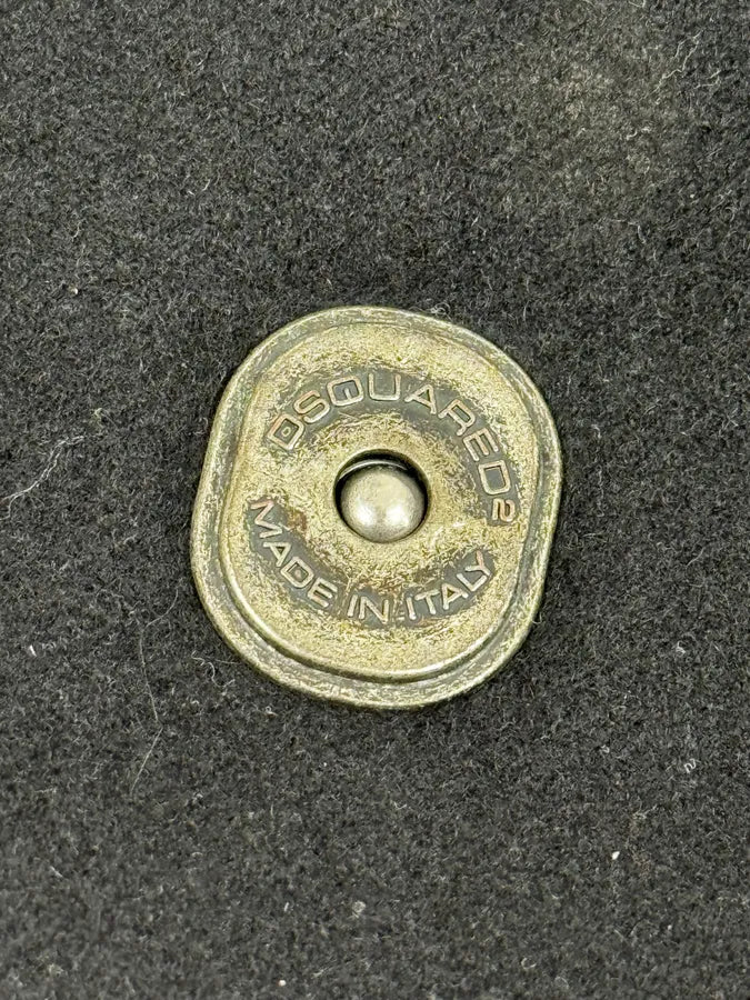 AW2007 Dsquared2 Black Wool Buttoned Caban Jacket UlCXXNu 10